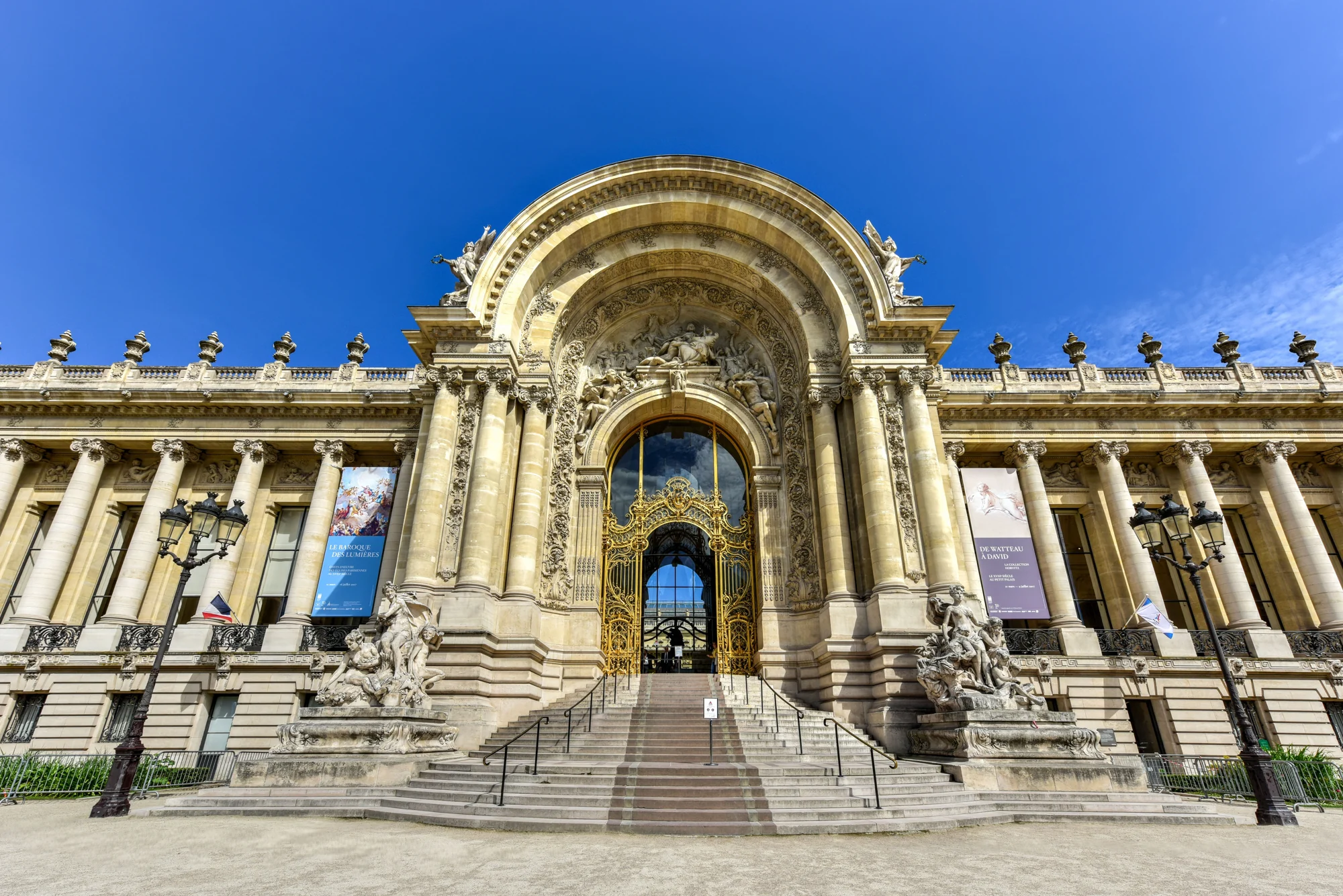 Façade du Petit Palais à Paris